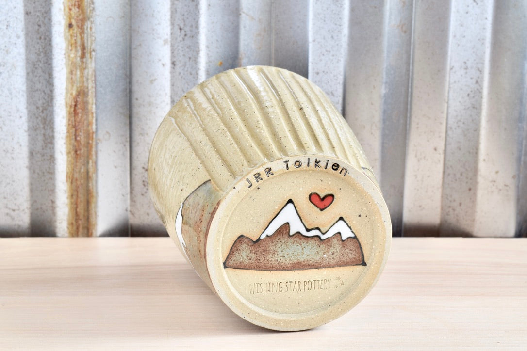 Tolkien Heart Mountain Tumbler