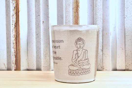 Mary Oliver Buddha Tumbler