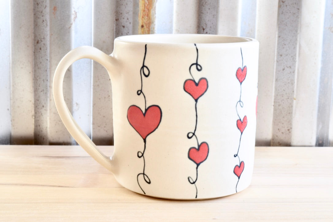 Modern English Heartstring Mug