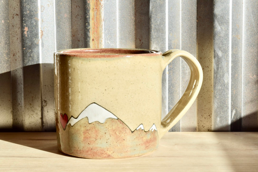 John Muir Mountains are Calling Heart Mountain Mug