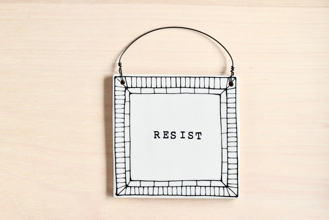 RESIST Wall Plaque