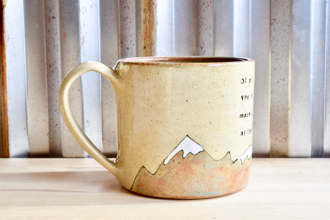 John Muir Hiker Heart Mountain Mug