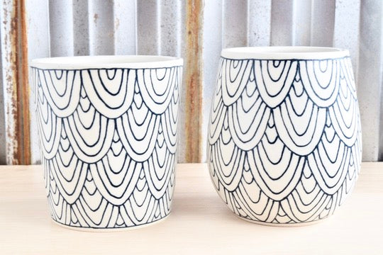 Fish Scales Wine Tumbler