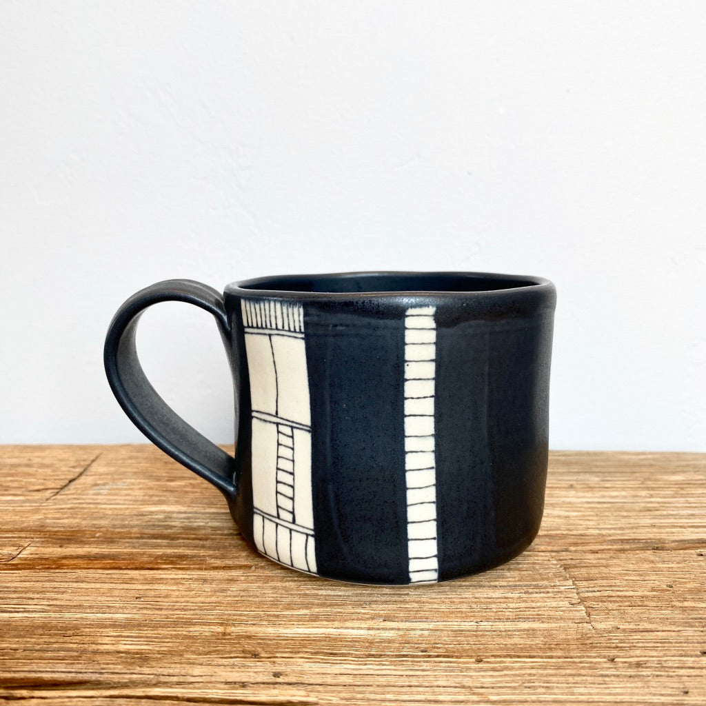 Shortie Modern Lines Mug for Rene'