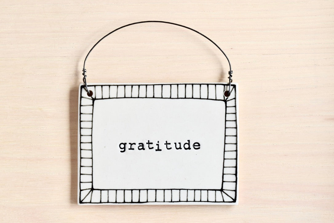 Gratitude Mini Wall Plaque
