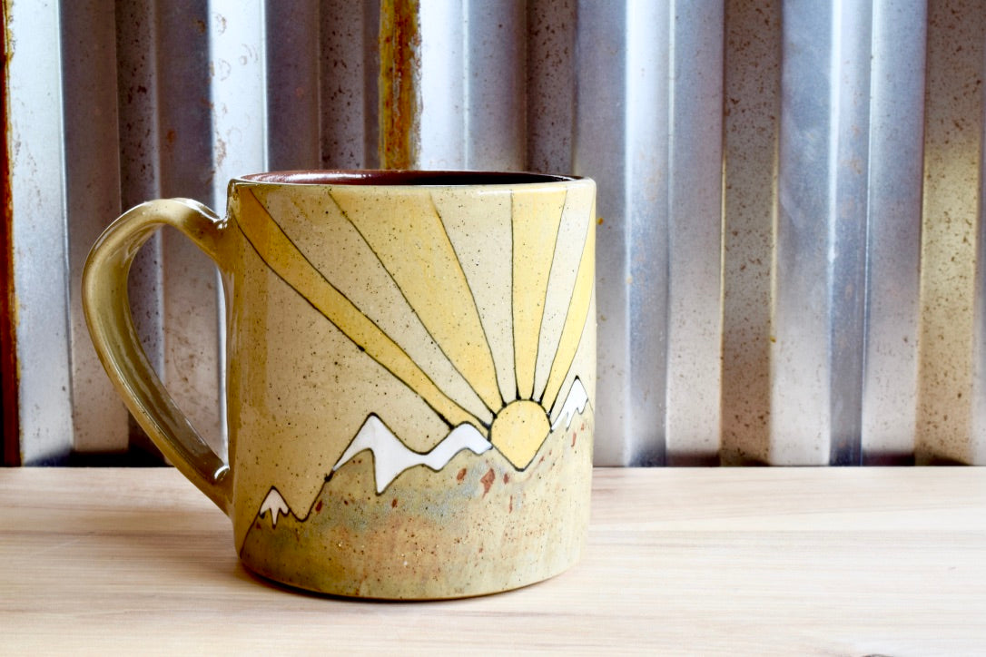 Custom Sunrise Mountain Mug for Jill