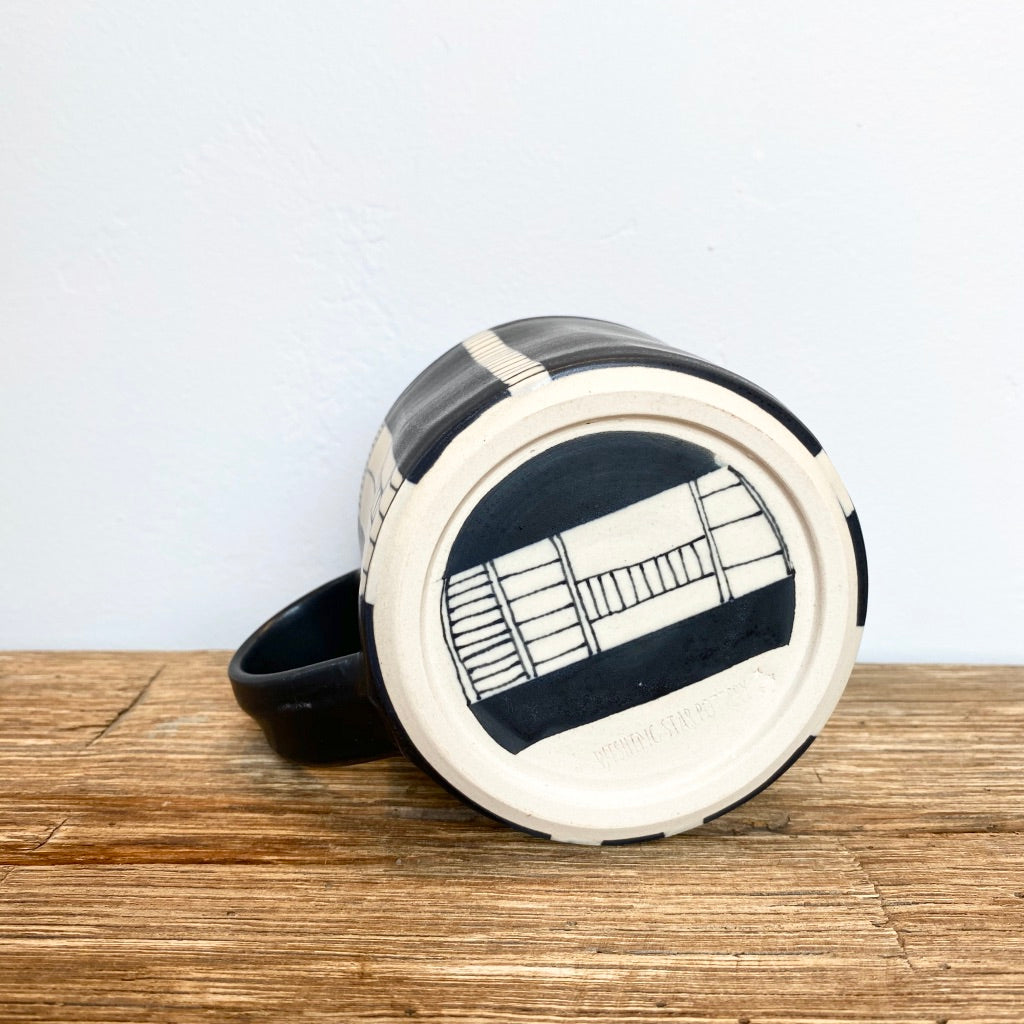 Shortie Modern Lines Mug for Rene'