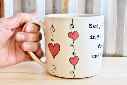 Mary Oliver Heartstring Mug