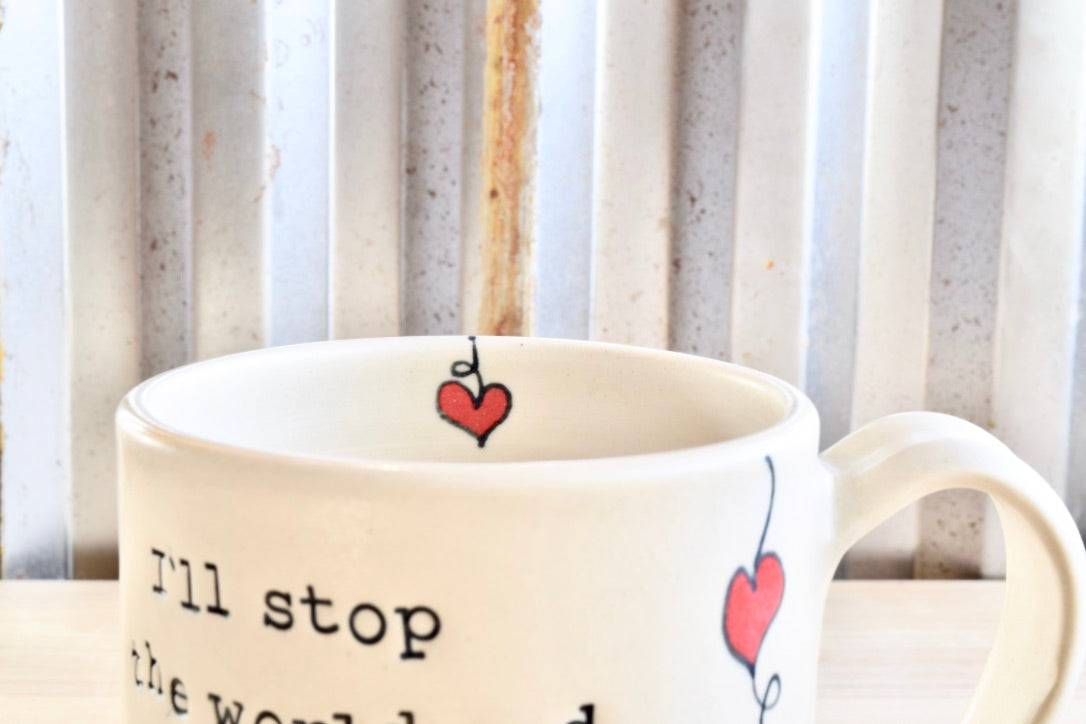 Modern English Heartstring Mug