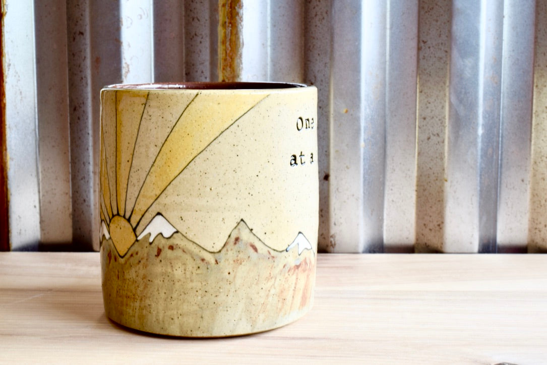 Custom Sunrise Mountain Mug for Jill