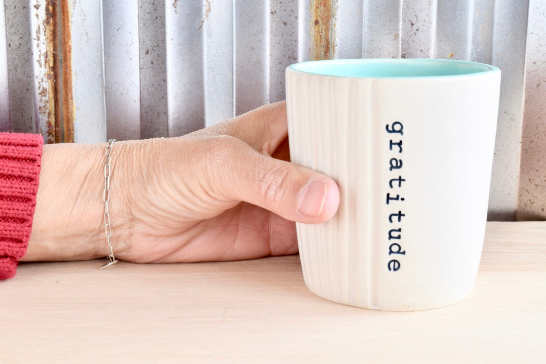 Seafoam Gratitude Tumbler