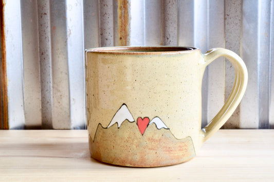 John Muir Hiker Heart Mountain Mug