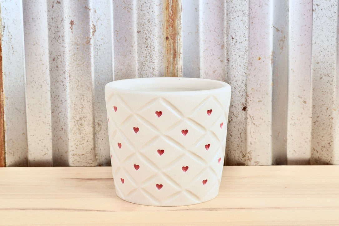 Quilted Heart Sipper