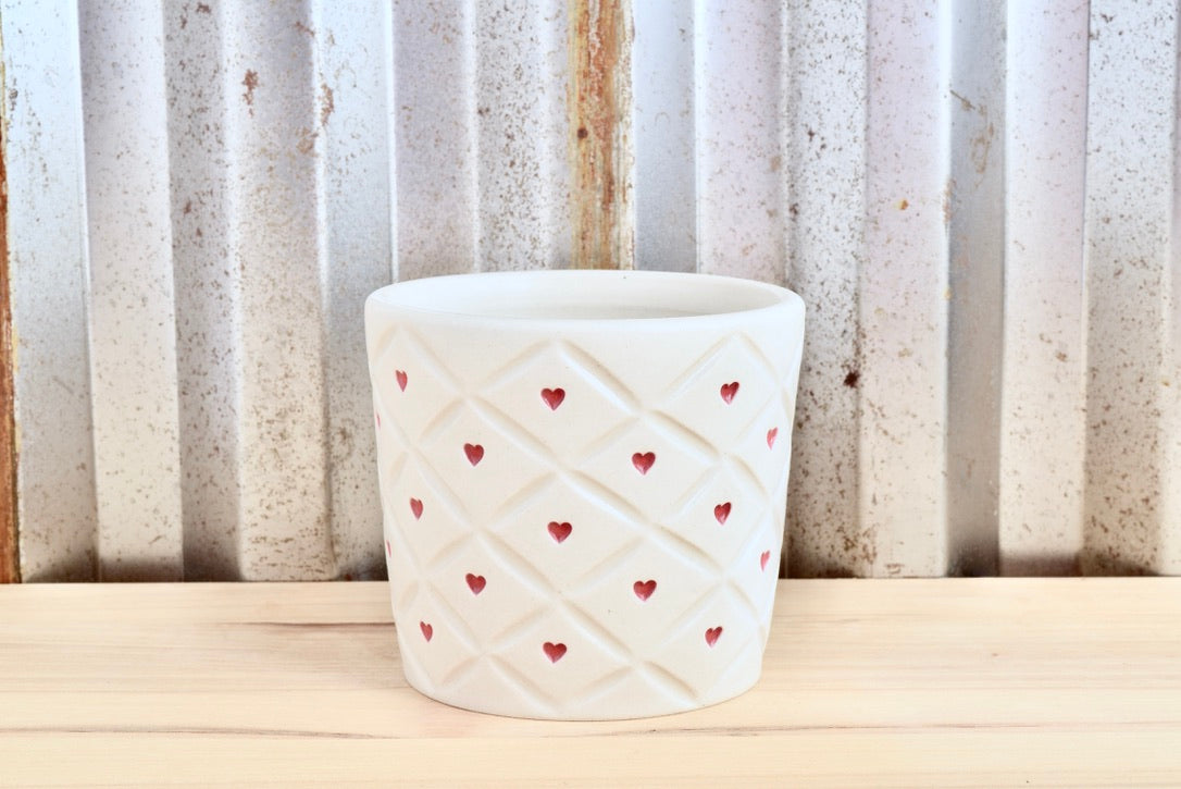 Quilted Heart Sipper