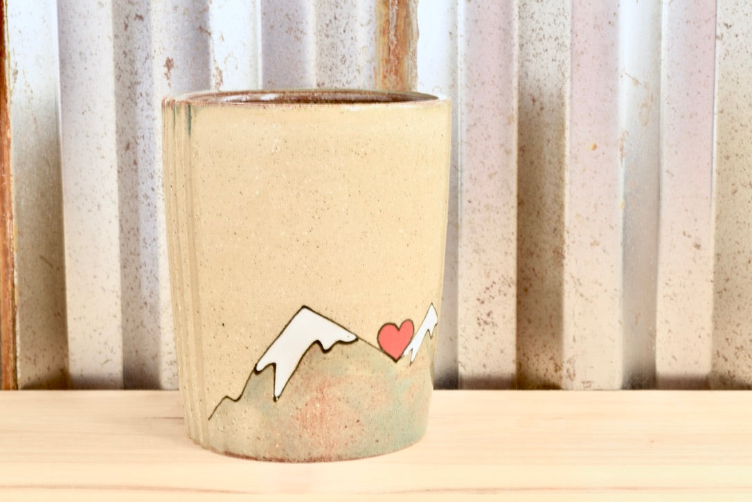 Mary Oliver Mountain Heart Tumbler