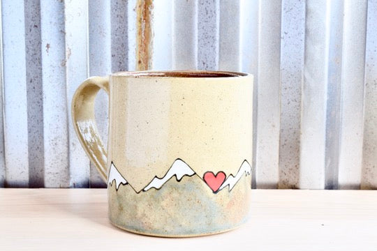 John Muir Find My Soul Heart Mountain Mug
