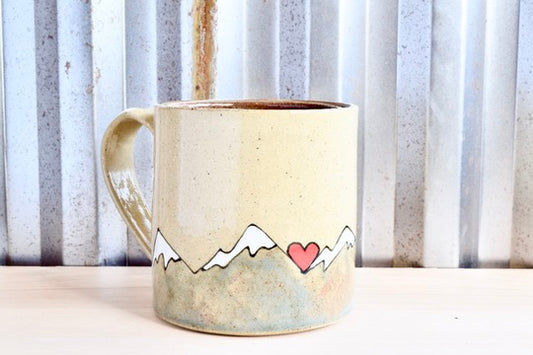 John Muir Find My Soul Heart Mountain Mug