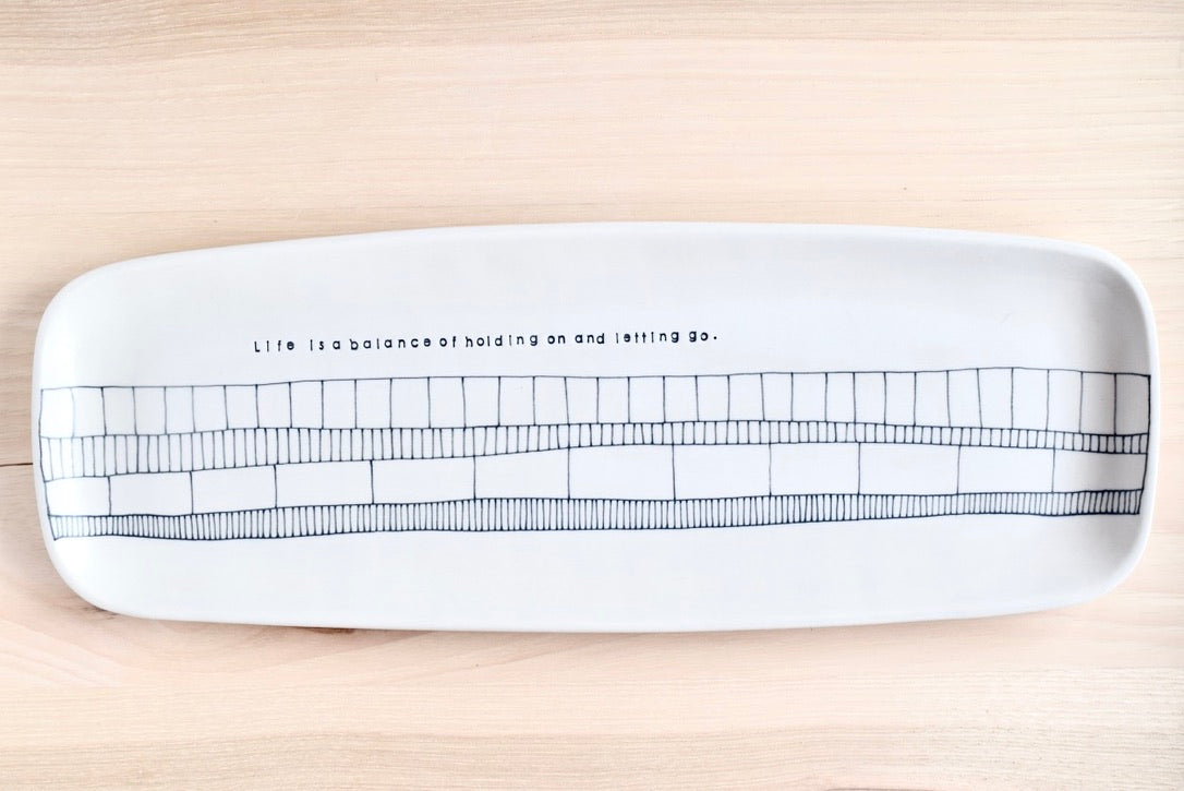 Rumi Mod Lines Serving Platter