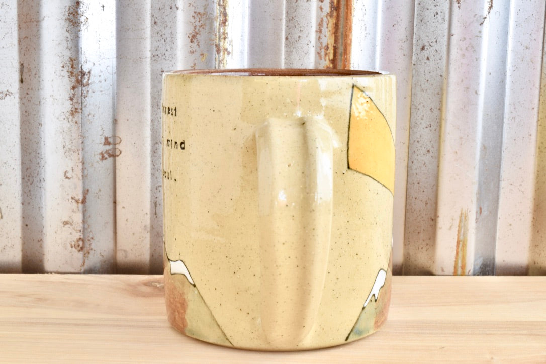 John Muir Find My Soul Sunrise Mountain Mug