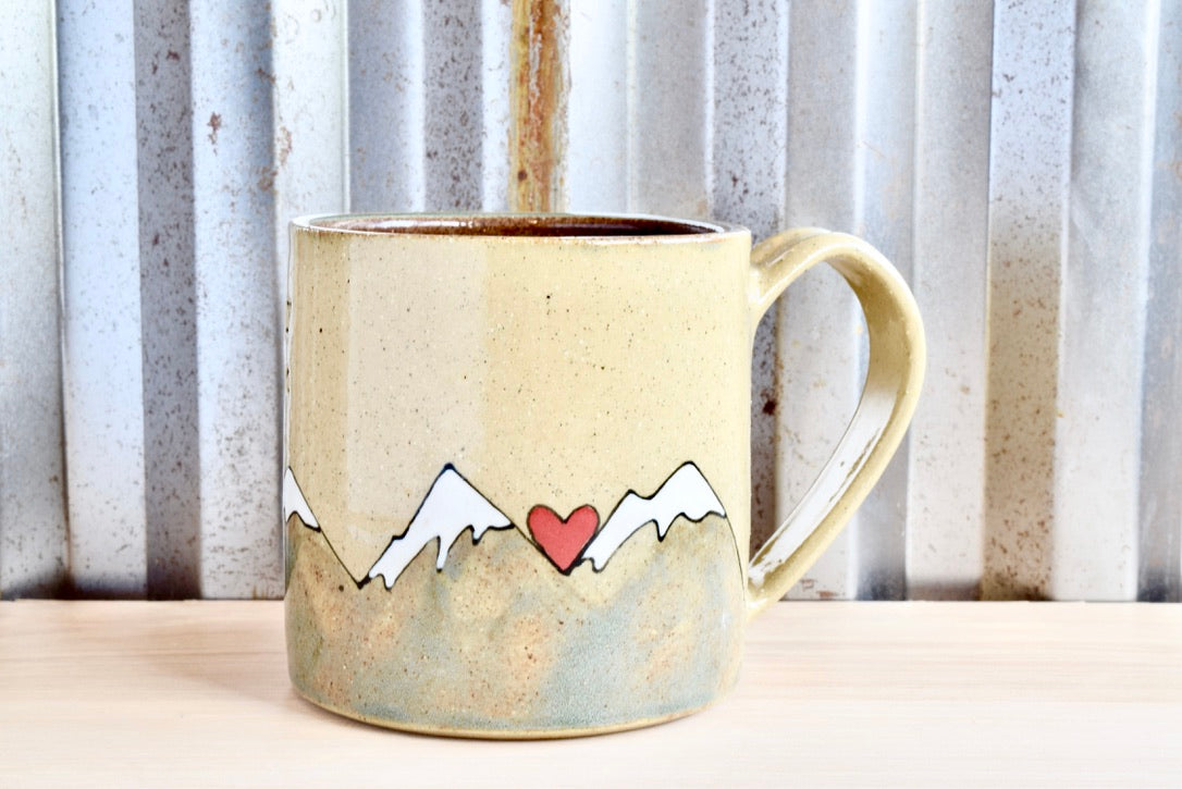 Ridgway Colorado Heart Mountain Mug