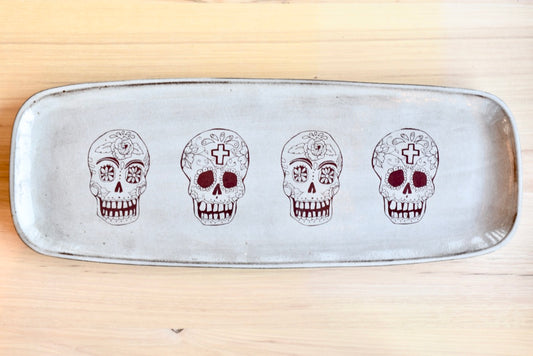 Sugar Skull Serving Platter
