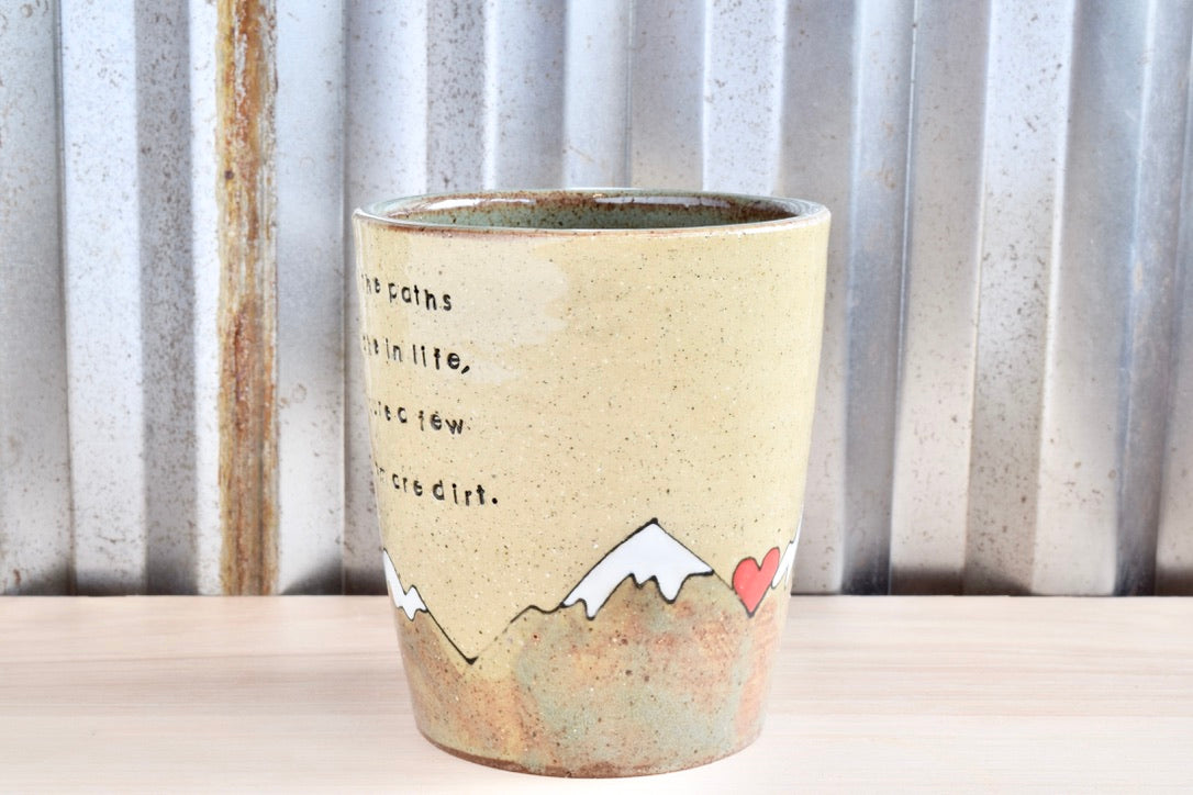 John Muir Hiker Heart Mountain Mug