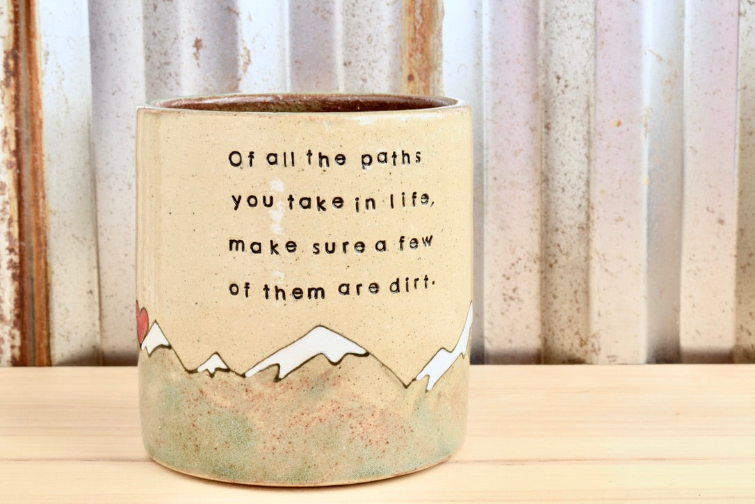 John Muir Hiker Heart Mountain Mug