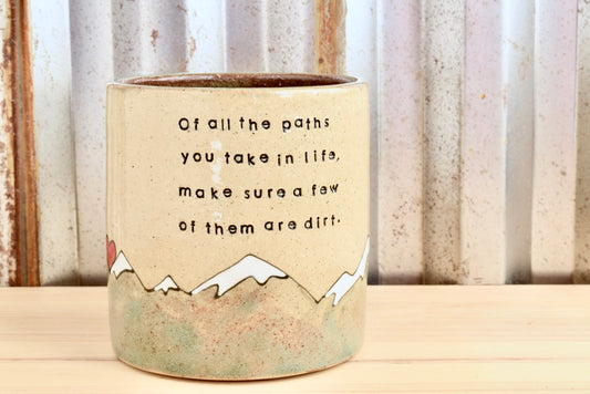 John Muir Hiker Heart Mountain Mug