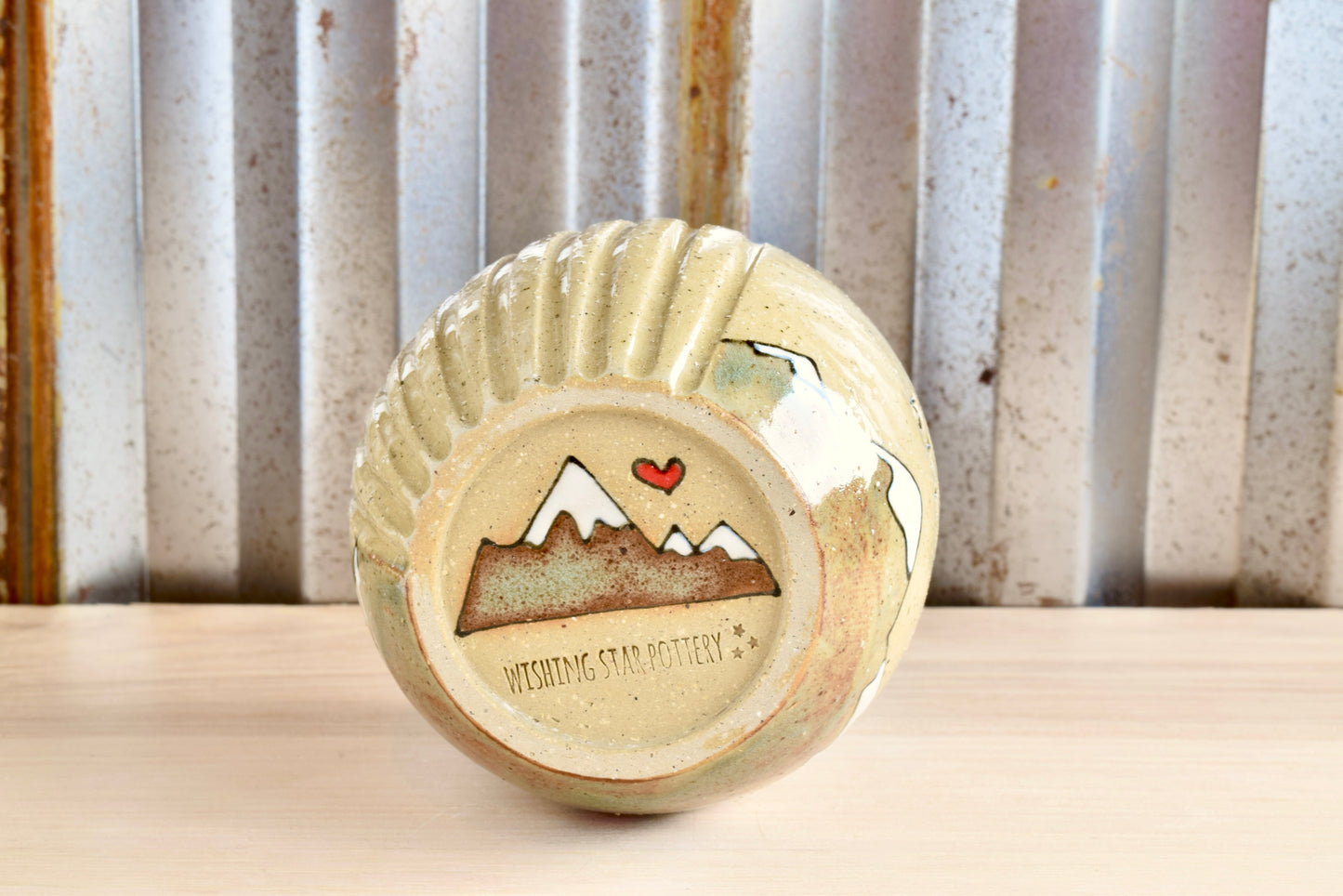 Follow Your Bliss Mountain Heart Wine Tumbler