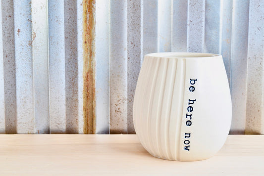 Inspiration Wine Tumbler - be here now