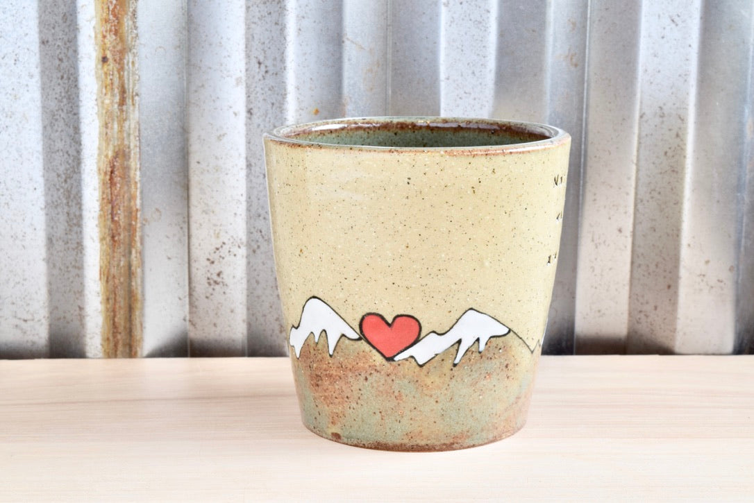 Tolkien Heart Mountain Tumbler