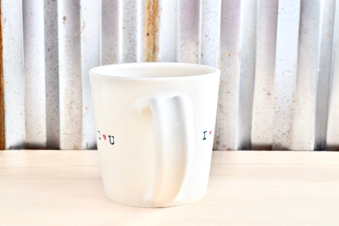 Tapered I {heart} U Mug
