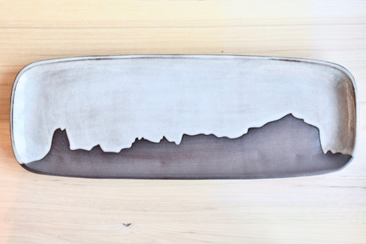 Ridgway Cimarron Mountains Shadow Serving Plate