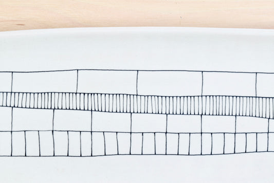 Mod Lines Serving Platter