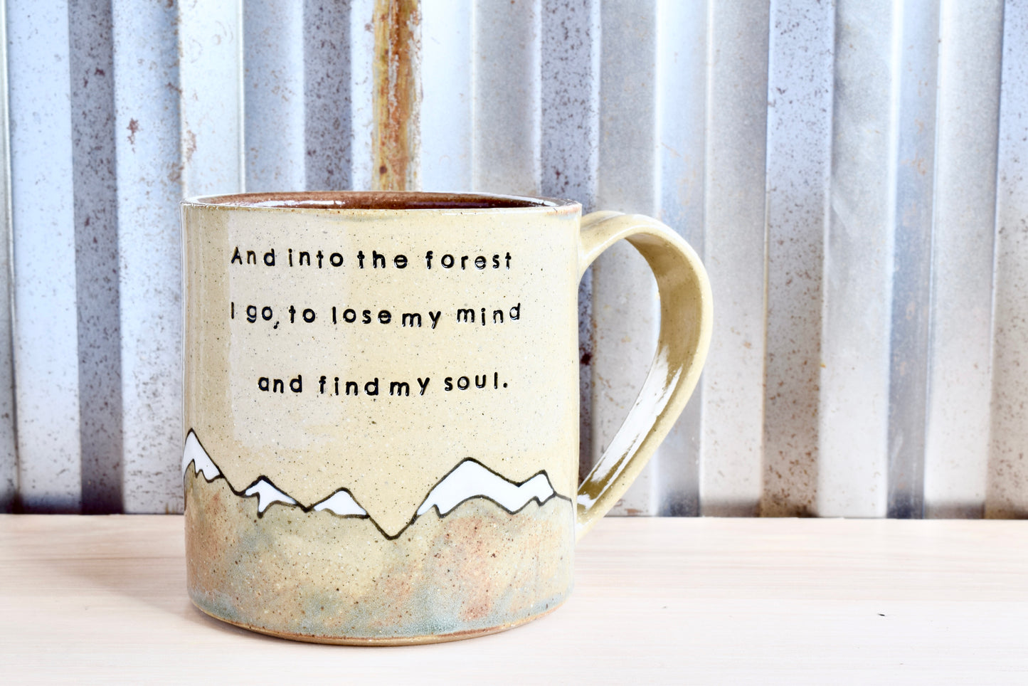 John Muir Find My Soul Heart Mountain Mug