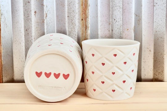 Quilted Heart Sipper