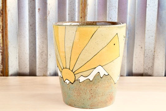Be Wild Sunrise Mountain Mug