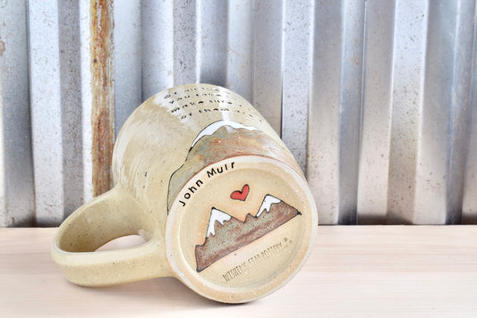 John Muir Find My Soul Heart Mountain Mug
