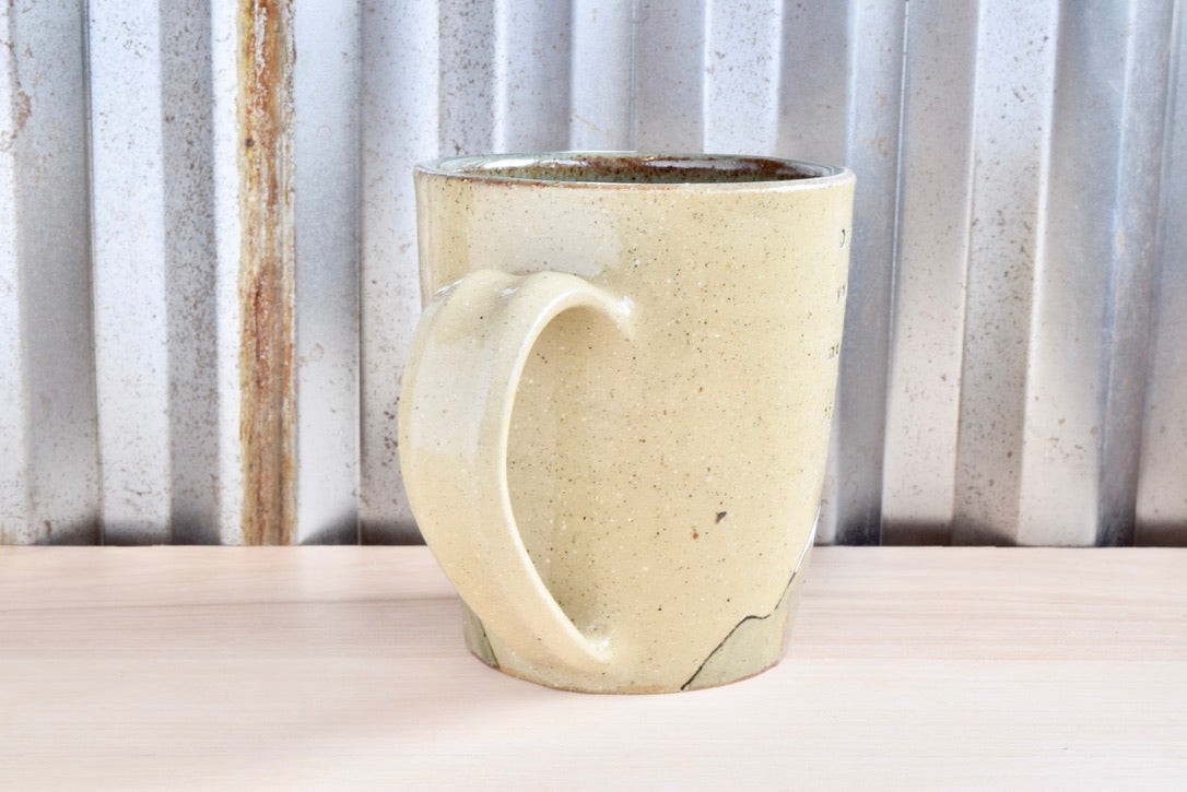 John Muir Hiker Heart Mountain Mug