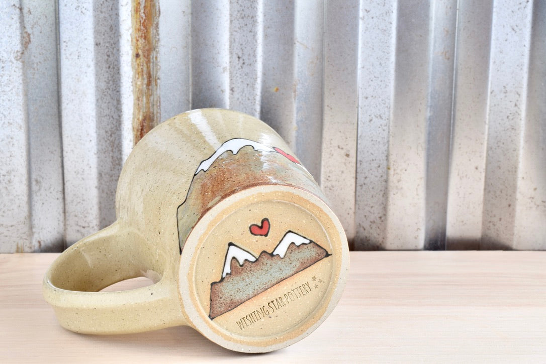 Be Wild Heart Mountain Mug
