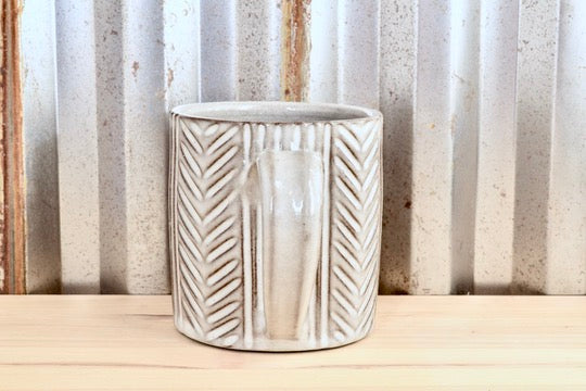 Textured Gratitude Mug