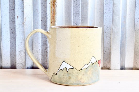 John Muir Find My Soul Heart Mountain Mug