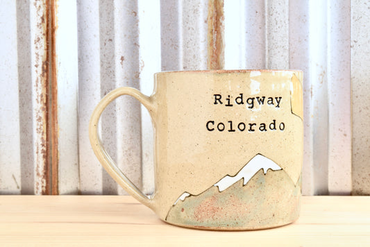 Ridgway Colorado Sunrise Mountain Mug