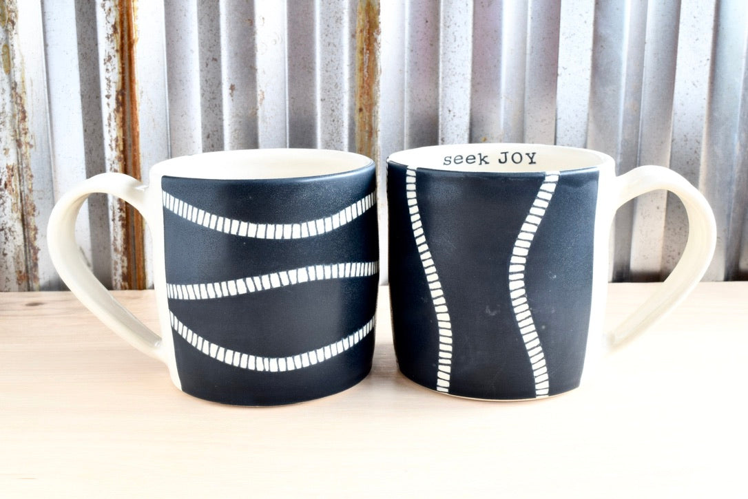 Seek Joy Modern Lines Mug