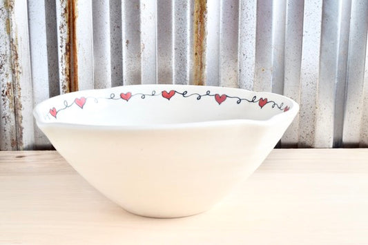 Altered Rim Heartstring Bowl
