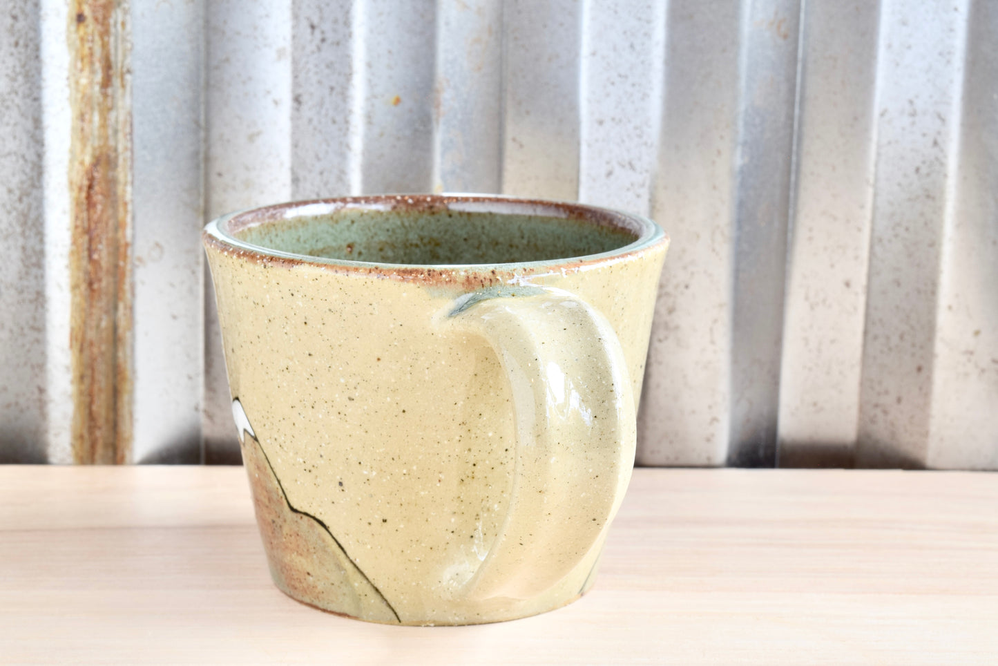 Mountain Girl Heart Mountains Cappuccino Mug