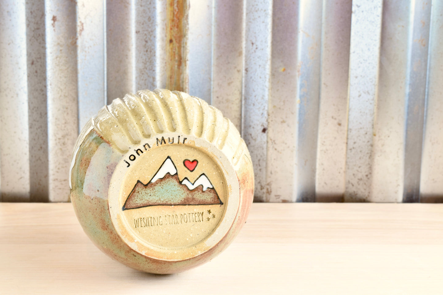 John Muir Mountain Heart Wine Tumbler