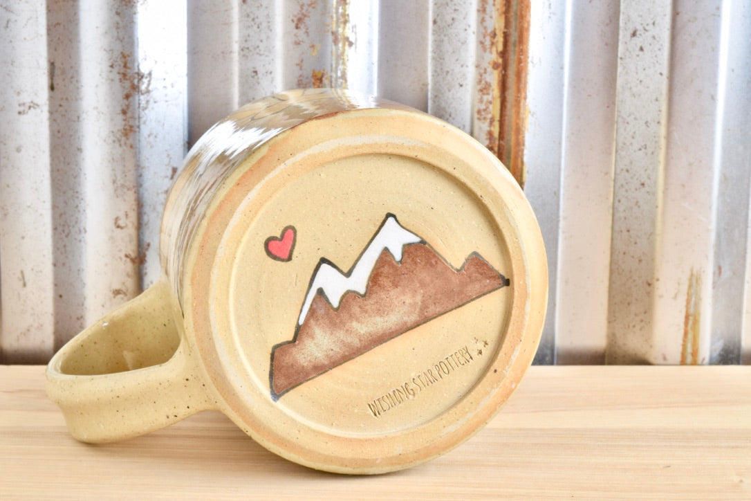 Breathe Wild Air Mountain Sunrise Mug