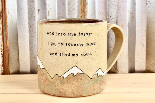 John Muir Find My Soul Heart Mountain Mug