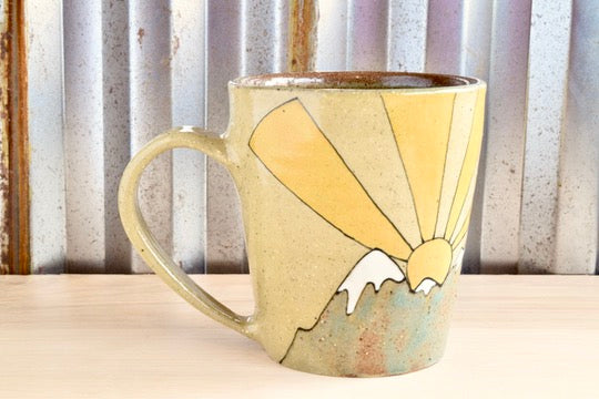 Be Wild Sunrise Mountain Mug
